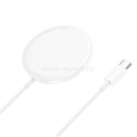 HOCO CW52 Enjoy mágneses vezeték nélküli gyorstöltő 15W Type-C fehér HOCO_HC611374 small