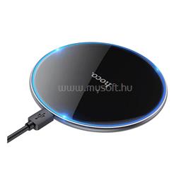 HOCO CW6 Pro asztali töltő 15W, LED fény, FEKETE HOCO_CW6_PRO_B small