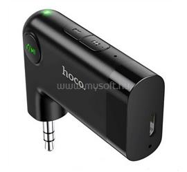 HOCO E53 bluetooth FM transmitter microUSB aljzat v5.3, mikrofon, FEKETE HOCO_E53_B small