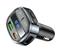 HOCO E70 bluetooth FM transmitter autós töltő USB+Type-C aljzat 30W, LED kijelző, FEKETE HOCO_E70 small