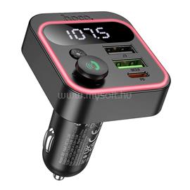 HOCO E85 Autós FM transzmitter Bluetooth QC3.0 PD 20W (fekete) HOCO_HC634304 small