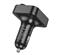 HOCO E85 bluetooth FM transmitter autós töltő 2 USB+Type-C aljzat v5.4, LED kijelző, FEKETE HOCO_E85_B small