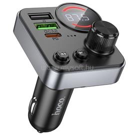 HOCO E86 Alegria FM bluetooth transzmitter 2 x USB A + Type C PD QC3.0 48W E86 fekete HOCO_HC646956 small