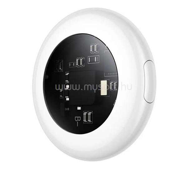 HOCO E91C bluetooth nyomkövető kulcstartóra, iOS kompatibilis, FEHÉR