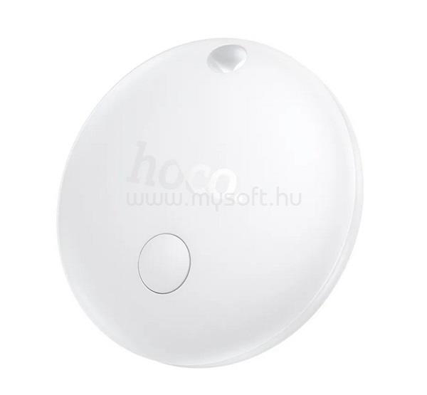 HOCO E93A bluetooth nyomkövető kulcstartóra, Android kompatibilis, FEHÉR