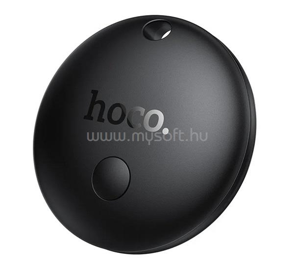 HOCO E93A bluetooth nyomkövető kulcstartóra, Android kompatibilis, FEKETE