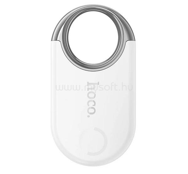 HOCO E98A bluetooth nyomkövető kulcstartóra, Android kompatibilis, FEHÉR