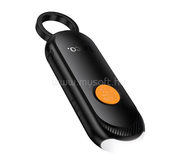HOCO E99 bluetooth nyomkövető (kulcstartóra, táskára, autóba, hangjelzés, zseblámpa, iOS kompatibilis) FEKETE