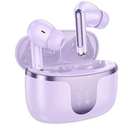 HOCO EQ10 bluetooth fülhallgató SZTEREO v5.3, LED kijelző + töltőtok, LILA HOCO_EQ10_P small