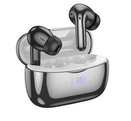 HOCO EQ16 bluetooth fülhallgató SZTEREO v5.3, aktív zajszűrő + töltőtok, FEKETE HOCO_EQ16_B small