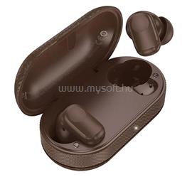 HOCO EQ19 bluetooth fülhallgató SZTEREO v5.4, mikrofon + töltőtok, BARNA HOCO_EQ19_B small