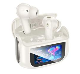 HOCO EQ21 bluetooth fülhallgató SZTEREO v5.4, érintőkijelző + töltőtok, FEHÉR HOCO_EQ21_W small
