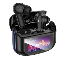 HOCO EQ21 bluetooth fülhallgató SZTEREO v5.4, érintőkijelző + töltőtok, FEKETE HOCO_EQ21_B small