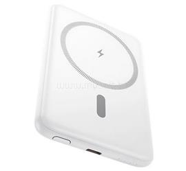 HOCO HOCO J140A vésztöltő Type-C aljzat 5000mAh, MagSafe, FEHÉR HOCO_J140A_W small