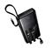 HOCO HOCO J156 vésztöltő USB+Type-C aljzat 10000mAh, LED kijelző + fix Tpye-C/lightning/USB kábel, FEKETE HOCO_J156_BLACK small
