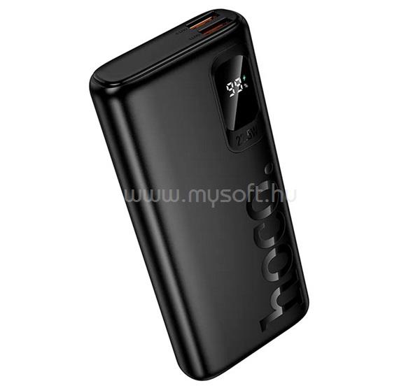 HOCO HOCO J158 PRO vésztöltő 2 USB+Type-C aljzat 10000mAh, LED kijelző, FEKETE