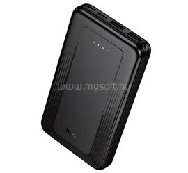 HOCO J165 vésztöltő 2 USB aljzat 10000mAh, LED jelzés, FEKETE HOCO_J165_B small