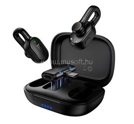 HOCO L27 bluetooth mikrofon 2db (Type-C, LAVALIER csíptethető) FEKETE HOCO_L27 small