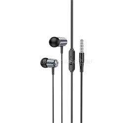 HOCO M108 fülhallgató SZTEREO 3.5mm jack, felvevő gomb, SÖTÉTSZÜRKE HOCO_M108_GREY small