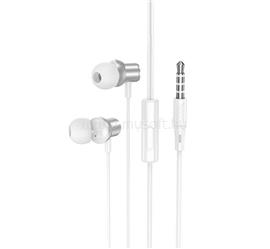 HOCO M110 fülhallgató SZTEREO 3.5mm jack, felvevő gomb, EZÜST HOCO_M110_SILVER small
