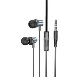 HOCO M110 fülhallgató SZTEREO 3.5mm jack, felvevő gomb, SÖTÉTSZÜRKE HOCO_M110_GREY small