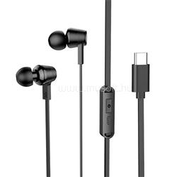 HOCO HOCO M86 fülhallgató SZTEREO Type-C, felvevő gomb, FEKETE HOCO_M86_BLACK small