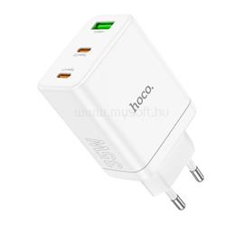 HOCO HOCO N33 hálózati töltő USB+2 Type-C aljzat 35W, PD gyorstöltő 3.0, FEHÉR HOCO_N33_W small