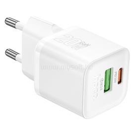 HOCO N65 Ingenious PD20W+QC3.0 USB-C, USB-A töltő (EU) HOCO_HC655170 small