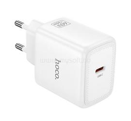 HOCO N83 hálózati töltő Type-C aljzat 60W, PD gyorstöltő 3.0, FEHÉR HOCO_N83_W small
