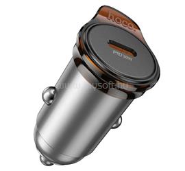 HOCO NZ16 autós töltő Type-C aljzat 30W, PD gyorstöltő, SÖTÉTSZÜRKE HOCO_NZ16 small