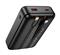 HOCO HOCO Q37A vésztöltő USB+Type-C aljzat 20000mAh, PD gyorstöltő + fix Type-C/lightning kábel, FEKETE HOCO_Q37A small