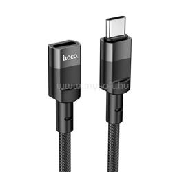 HOCO HOCO U107 adapter kábel Type-C aljzat - Type-C, 120cm, FEKETE HOCO_U107_120 small