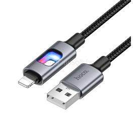 HOCO iPhone 14 Plus / 14 Pro Max / 14 Pro HOCO U144 adatkábel USB - lightning, 120cm, FEKETE HOCO_U144_B small