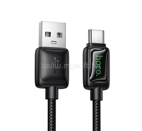 HOCO HOCO U146 adatkábel USB - Type-C, 120cm, FEKETE