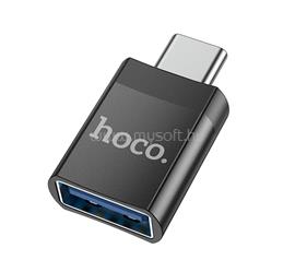 HOCO UA17 adapter USB aljzat - Type-C, adatátvitel és töltés, FEKETE HOCO_UA17_USB_TYPEC small