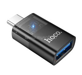 HOCO HOCO UA36B adapter USB aljzat - Type-C, OTG, FEKETE HOCO_UA36B_BLACK small