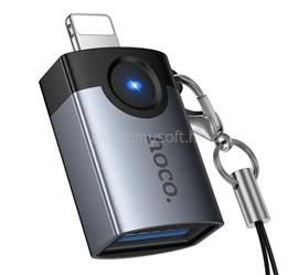 HOCO HOCO UA46 adapter lightning - USB aljzat, OTG, SÖTÉTSZÜRKE HOCO_UA46 small