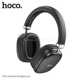 HOCO W35 vezeték nélküli Bluetooth fejhallgató fekete HOCO_W35b small