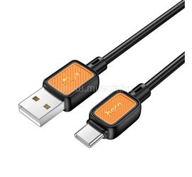 HOCO HOCO X108 adatkábel USB - Type-C, 100cm, FEKETE HOCO_X108_USB_C_B small
