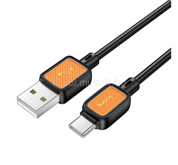 HOCO HOCO X108 adatkábel USB - Type-C, 100cm, FEKETE