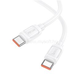 HOCO X115 Surpass 240 W-os gyors töltésű adatkábel C-C (fehér) HC652025 small