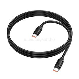 HOCO X115 Surpass 240 W-os gyors töltésű adatkábel C-C (fekete) HC652018 small