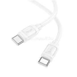 HOCO X115 Surpass 60 W-os töltőkábel C-C (fehér) HOCO_HC652001 small