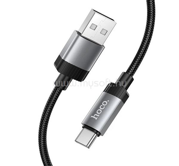 HOCO HOCO X117 adatkábel USB - Type-C, 100cm, FEKETE