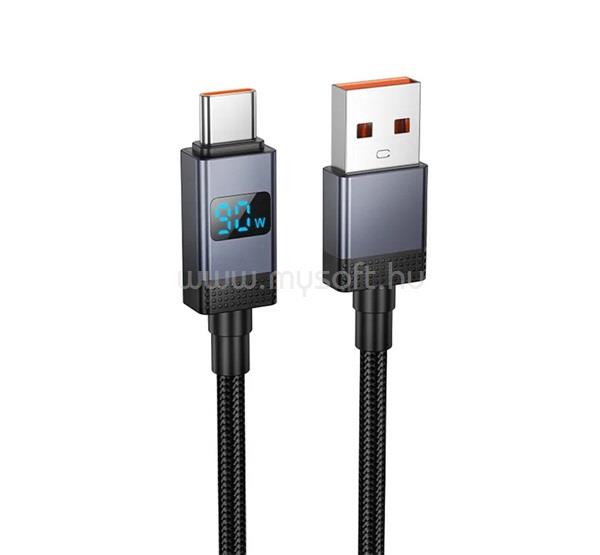 HOCO HOCO X118 adatkábel USB - Type-C, 100cm, FEKETE
