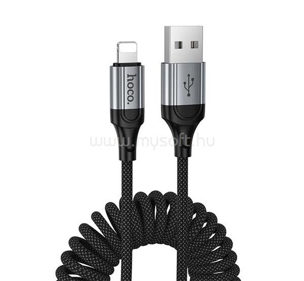 HOCO iPhone 14 Plus / 14 Pro Max / 14 Pro HOCO X121 adatkábel Type-C - lightning, 150cm, FEKETE