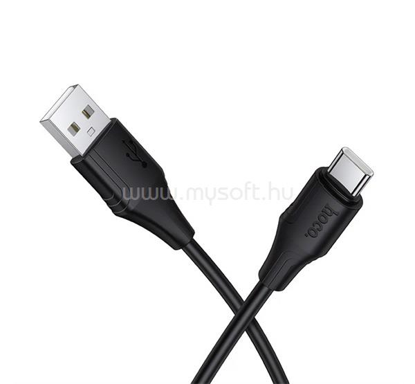 HOCO HOCO X124 adatkábel USB - Type-C, 100cm, FEKETE
