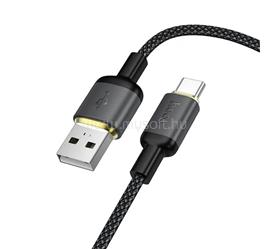 HOCO HOCO X128 adatkábel USB - Type-C, 100cm, FEKETE HOCO_X128 small