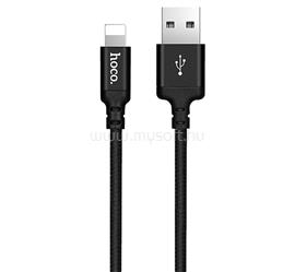 HOCO iPhone 14 Plus / 14 Pro Max / 14 Pro HOCO X14 adatkábel USB - lightning, 200cm, FEKETE HOCO_X14_LIGHT_2M_B small