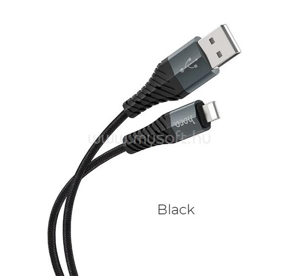 HOCO iPhone 14 Plus / 14 Pro Max / 14 Pro HOCO X38 adatkábel USB - lightning, 100cm, FEKETE